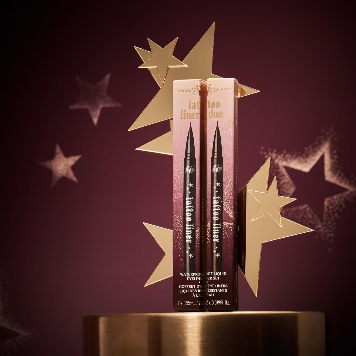 TATTOO LINER DUO WATERPROOF LIQUID EYELINER SET (SET DELINEADOR DE OJOS)